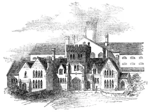 Gothic Revival Buildings UK Drucke: The Devonport Borough Prison, 1857. Creator: Unknown