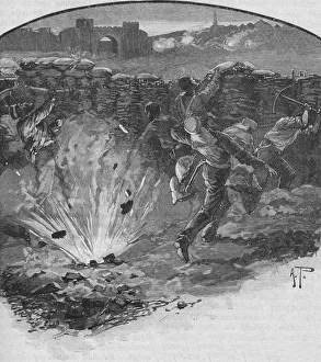 Unser treue Männer arbeiteten weiter mit Entschlossenheit, 1902. Künstler: AP