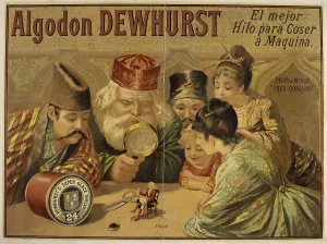 Dursthust Nähfaden, 1890. Schöpfer: unbekannt