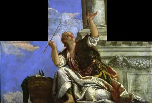 Allegory Fine Art Images Drucke: Dialectics (Cobweb), 1575-1578. Creator: Veronese, Paolo (1528-1588)
