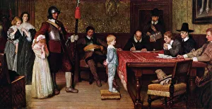 Und wann hast du deinen Vater zum letzten Mal gesehen? 1878. Künstler: William Frederick Yeames
