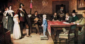 Drucke von Und wann hast du deinen Vater zum letzten Mal gesehen?, 1878, (c1920) Y Drucke: Und wann hast du deinen Vater zum letzten Mal gesehen?