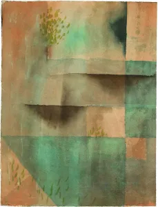 Abstract Art Germany Drucke: Die Mauer (The Wall), 1929