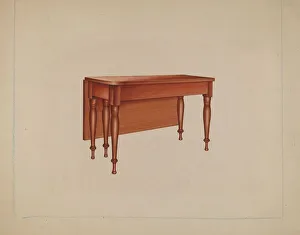 Esszimmer, ca 1939 von Lon Cronk