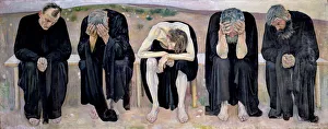 Bildende Kunst Drucke: Die enttäuschten Seelen, 1892
