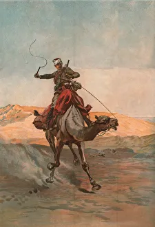 Ein Botegeträger Ägyptischer Kamelekorse, 1888. Schöpferin: Elisabeth Thompson