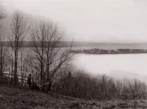 Albumen Silver Print Collection Drucke: Distant View of Arsenal, Washington, D. C. 1861-65. Creator: Unknown