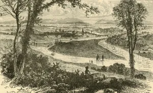 Our Own Country Book Illustrations Drucke: Distant View of Perth, 1898. Creator: Unknown