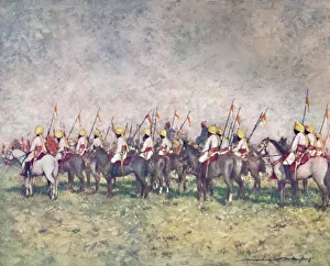 Delhi Durbar 1903 Drucke: A Distinguished Native Regiment, 1903. Artist: Mortimer L Menpes