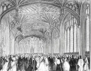 Victorian Era Education Drucke: The Divinity School, Oxford, 1844. Creator: Unknown