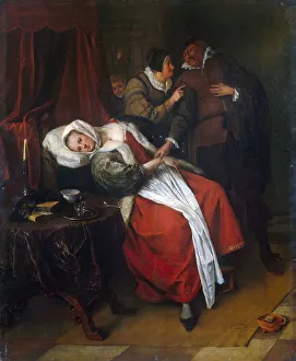 Sergei Ivanovich Gribkov Artist Drucke: Doctors Visit, c1660