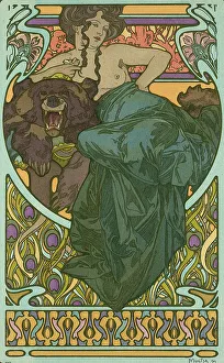 Private Collection Posters Drucke: Documents Décoratifs, 1902. Creator: Mucha, Alfons Marie (1860-1939)