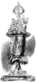 British Sport History Drucke: The Doncaster Cup, 1858. Creator: Unknown