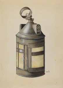 Schlafzimmerfensterleuchte, um ca. 1936 von Margaret Stottlemeyer erstellt wurde
