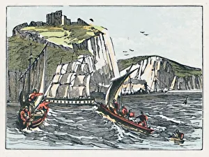 Dover Castle Drucke: Dover, c1910