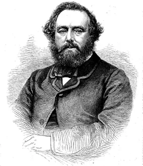 Victorian Era Medicine Drucke: Dr. Lankester, the coroner for Central Middlesex, 1862. Creator: Unknown