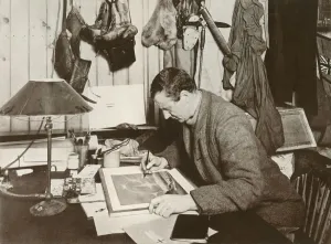 Dr.Wilson Arbeiten an dem Zeichnungsvorschlag der gegebenen Seite auf S. 258 von 1911,(1913), Künstler