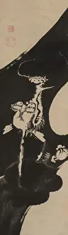 Drucke von Drache und Wolken, Zweite Hälfte des 18. Jahrhunderts. Im Bestand der Fukuda Kunst Museum, Kyoto Seedrache Drucke: Drache und Wolken, zweite Hälfte des 18