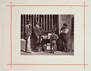 Woodburytype Prints For Sale Drucke: The Dramatic Shoe-Black, 1877. Creator: John Thomson