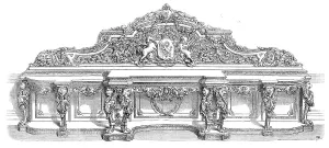 Sekretär für den Salon, von Morant, Boyd und Morant, in der Internationalen Ausstellung 1862. Ersteller: Unbekannt.