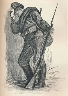 Zeichnung für einen Kriegs-Fonds-Plakat, 1914. Künstler: Leonid Osipowitsch Pasternak
