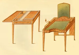 Kleiderschrank und Klapptisch, 1787, (1946). Schöpfer: Unbekannt.
