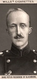 Herzog Friedrich Peter von Oldenburg, 1908. Künstler: WD und HO Wills