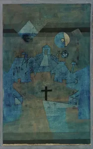 Drucke von Dünenfriedhof, 1924, Privatbesitz Paul Klee Drucke: Dünenfriedhof (Sandgräberfeld), 1924. Schöpfer: Klee, Paul (1879-1940)