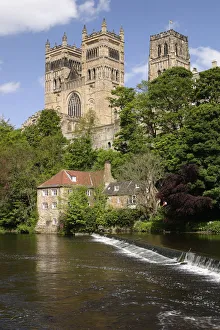 Durham Cathedral Drucke: Durham Cathedral and Mill