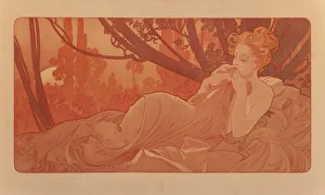 Private Collection Posters Drucke: Dusk, 1899