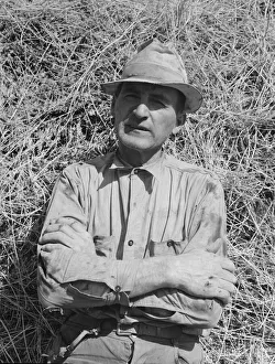 Rural Life Photography Drucke: E. E. Botner, FSA borrower, Nyssa Heights