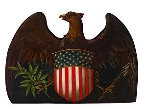 Adler mit Schild und Pfeilen, um 1875. Schöpfer: Unbekannt.