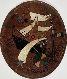Colorful Easter Egg Decoration Drucke: Easter Egg, 1926. Creator: Kandinsky, Wassily Vasilyevich (1866-1944)