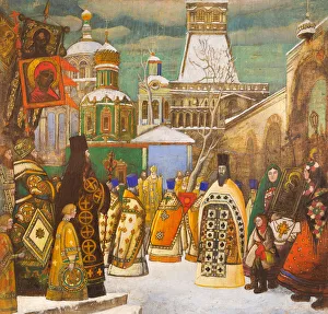 Osterprozession. Schöpfer: Brailowski, Leonid Michajlowitsch (1867-1937)