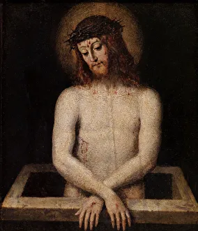 Ecce Homo Painting Drucke: Ecce Homo. Creator: Unknown