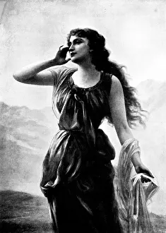 Female Figures In Mythology Drucke: Echo, 1895. Creator: Andre & Sleigh