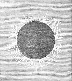 British Astronomy History Drucke: The Eclipse of the Sun, 1871. Creator: Unknown