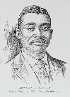 African American Politician Drucke: Edward H. Wright, Cook County, Ill. Commissioner, (1899?). Creator: Unknown