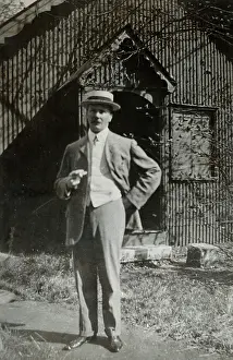 Black And White Male Portraits Drucke: Edward Knight. Creator: Unknown