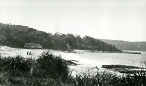 New South Wales Coastal Scenery Drucke: Edwards Beach, Balmoral, c1910. Creator: Unknown