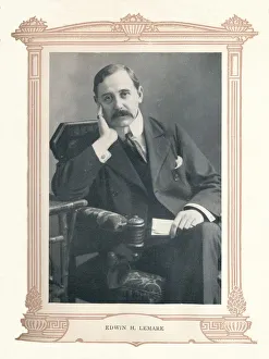 British Composer Portrait Drucke: Edwin H. Lemare, 1895. Creator: Unknown