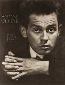 Egon Schiele Artist Biography Drucke: Egon Schiele, 1914