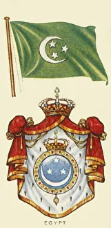 Egyptian Flag Drucke: Egypt, c1935. Creator: Unknown
