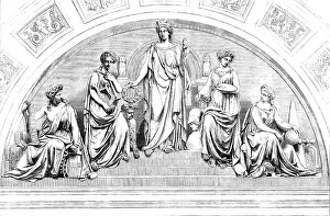 Allegorical Figure Art Drucke: Emblematic Group of Figures, by Mr