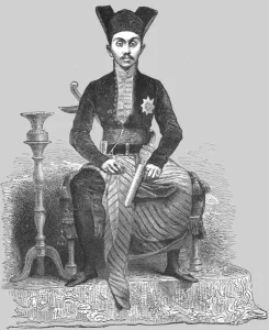 Kaiser von Solo, Java; Eine Reise nach Bornäo, 1875. Ersteller : A.M.Cameron