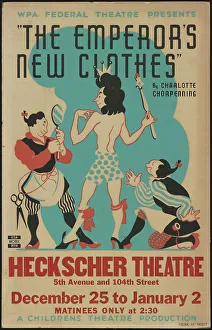 Hans Christian Andersen Drucke: The Emperor's New Clothes, [193-]. Creator: Unknown