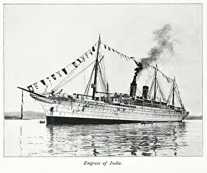 Empress Of India Image Drucke: Empress of India, 1893. Creator: Unknown