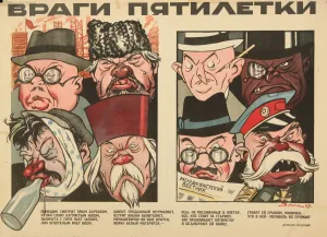 Russian State Library Collection Drucke: The enemies of the Five Year Plan, 1929
