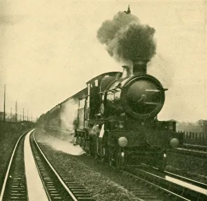 Great Western Railway Locomotive Drucke: An Engine of the Star Class Picking Up Water at Speed, Goring, Great Western Railway, 1930