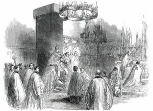 Victorian Era Church Architecture Drucke: Enthronization of Cardinal Wiseman